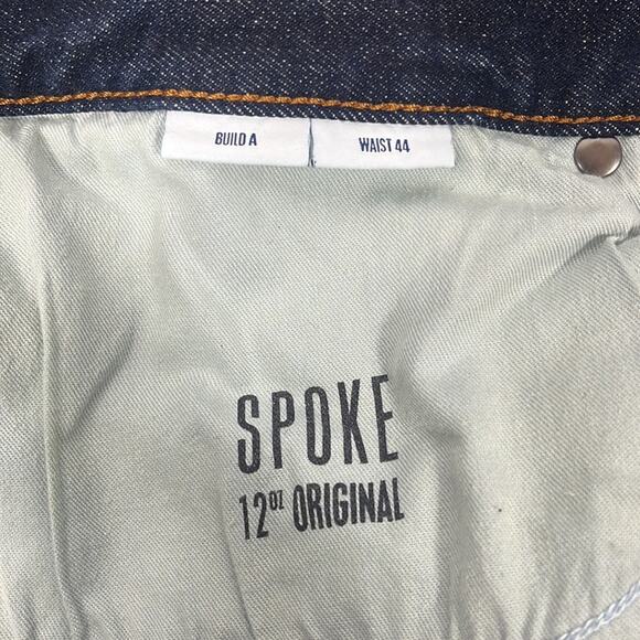 Spoke Original 12 Oz Original Denim in Rinse Wash. - Picture 9 of 13